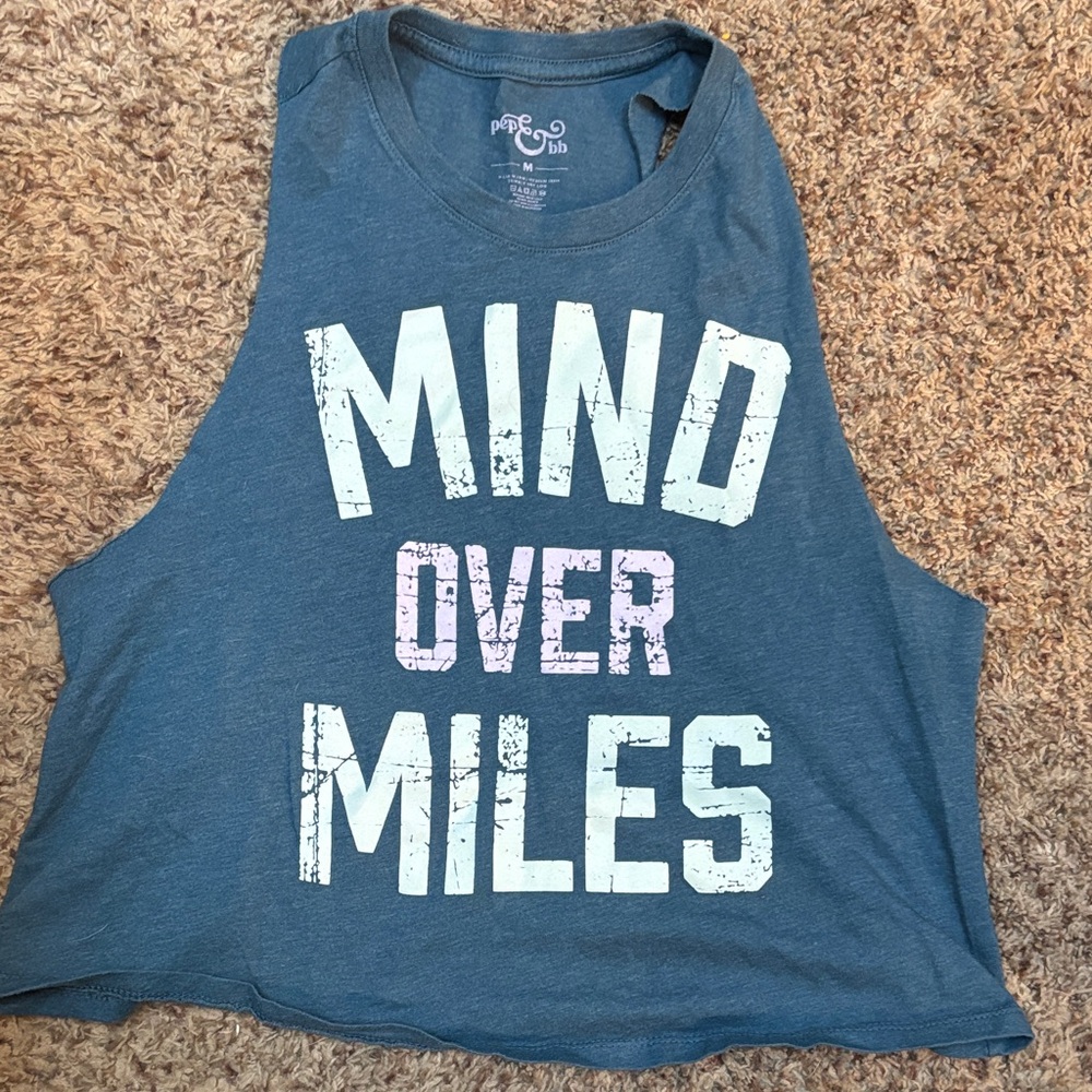 'Mind Over Miles' Muscle Tee
